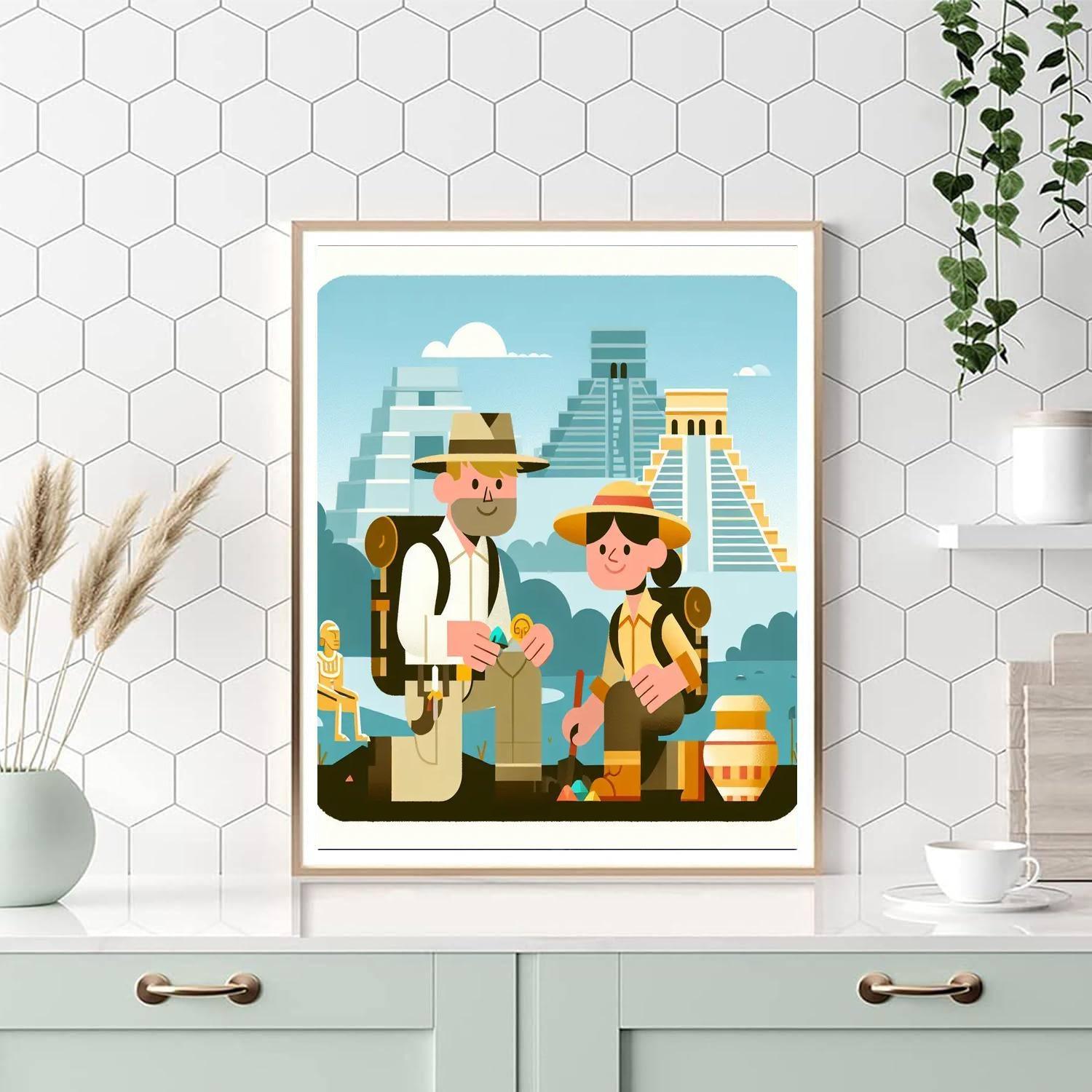 Historic Expedition Adventure Numbered Painting Kits