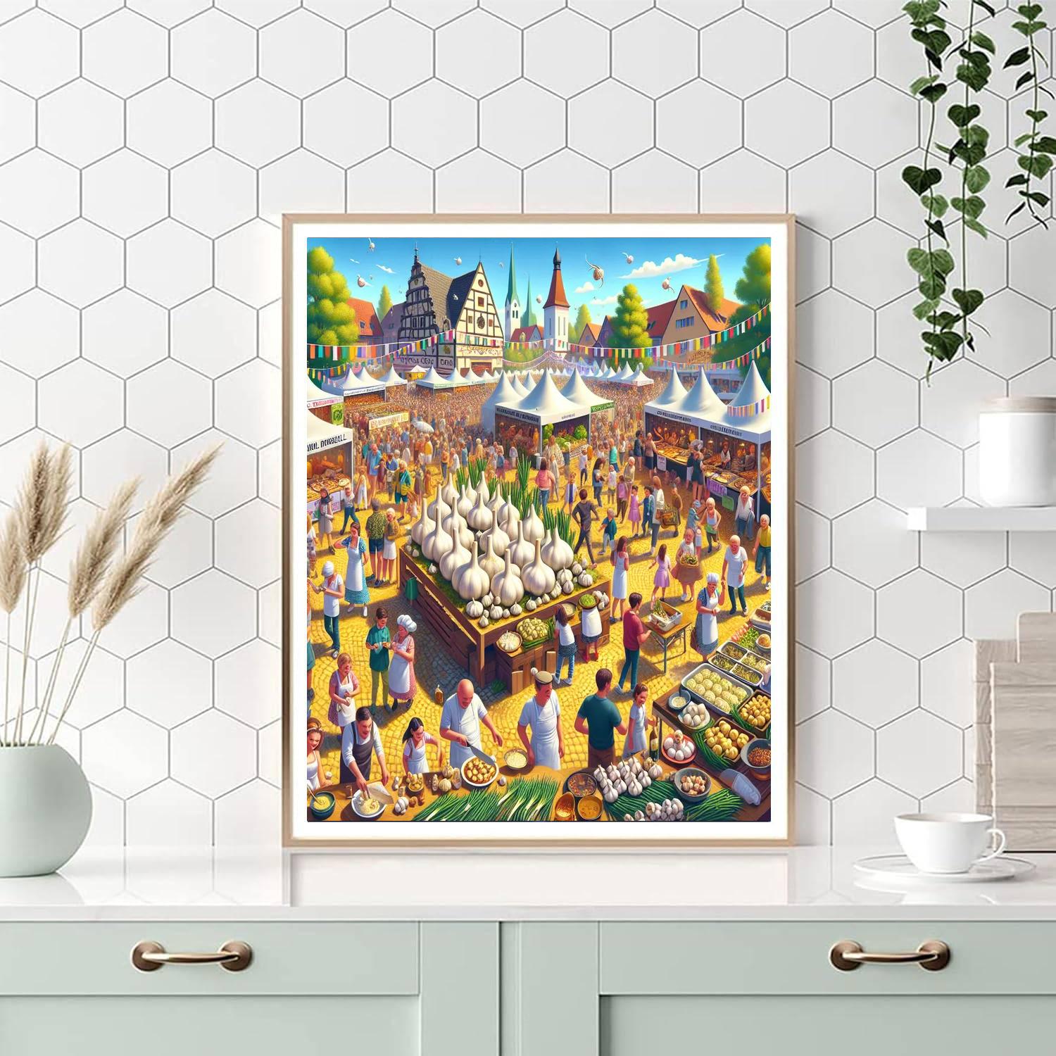 Garlic Festival - Gilroy Paint By Numbers