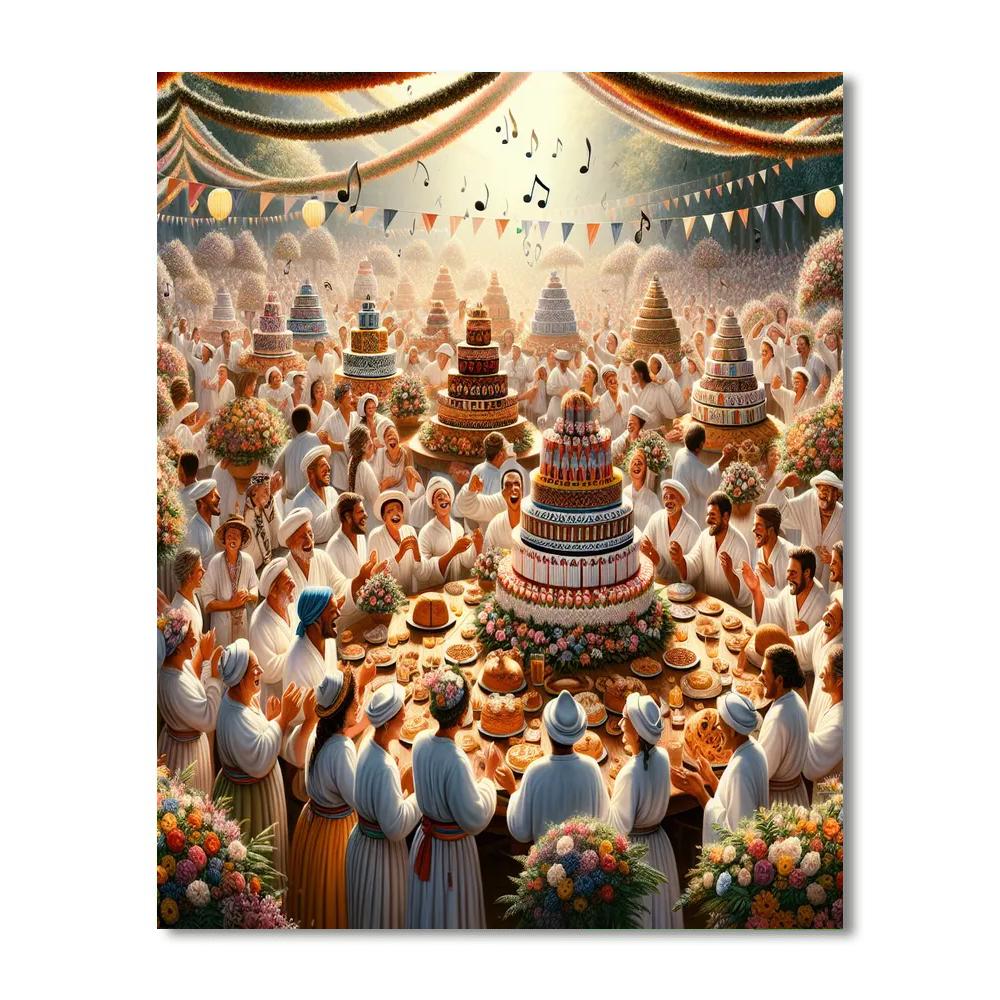 Bolo Da Oração - Portugal DIY Paint By Numbers