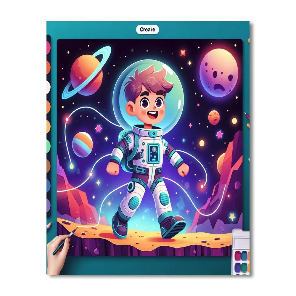 Space Ranger Expedition Paint By Number