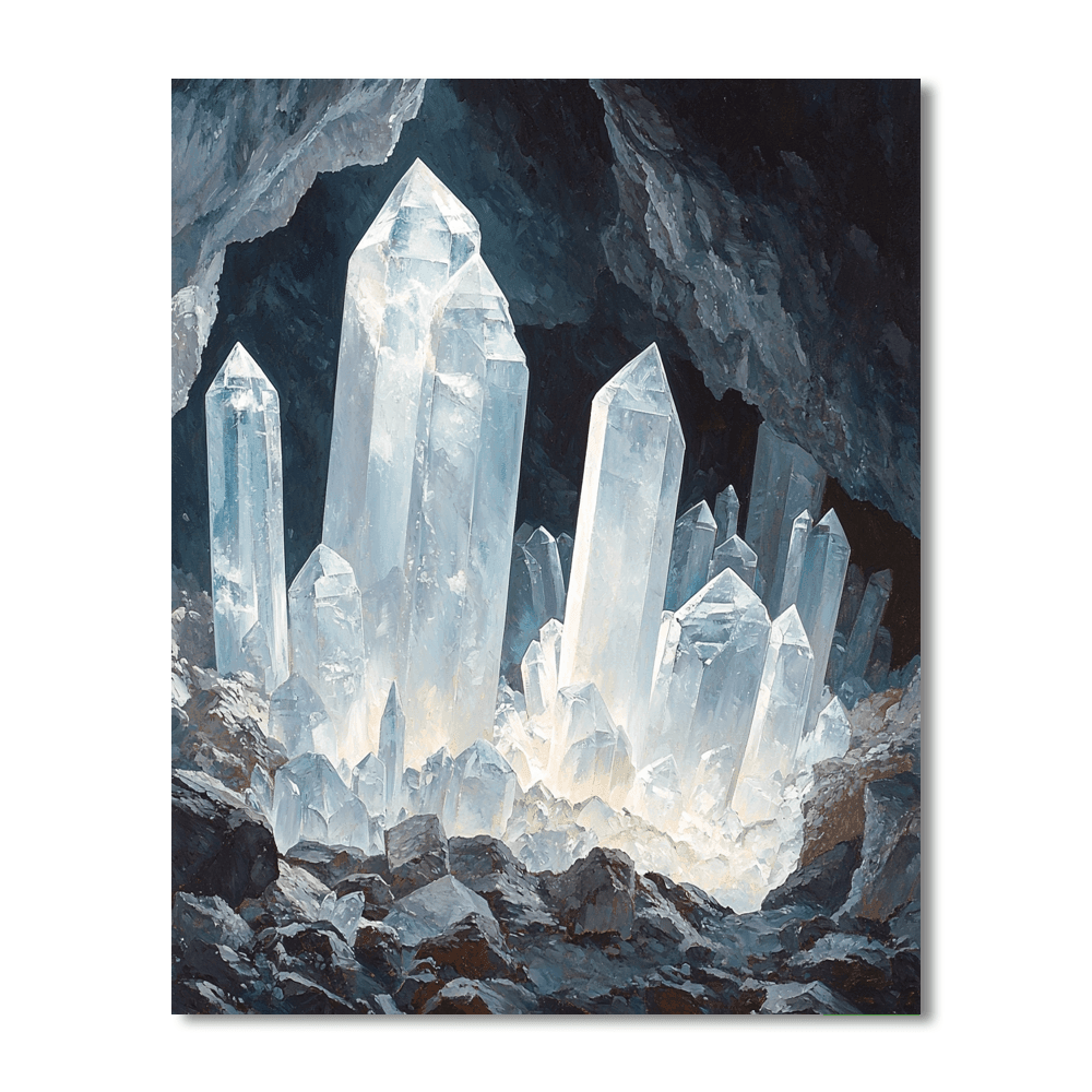 Cave Of The Crystals, Naica Painting Number Kit