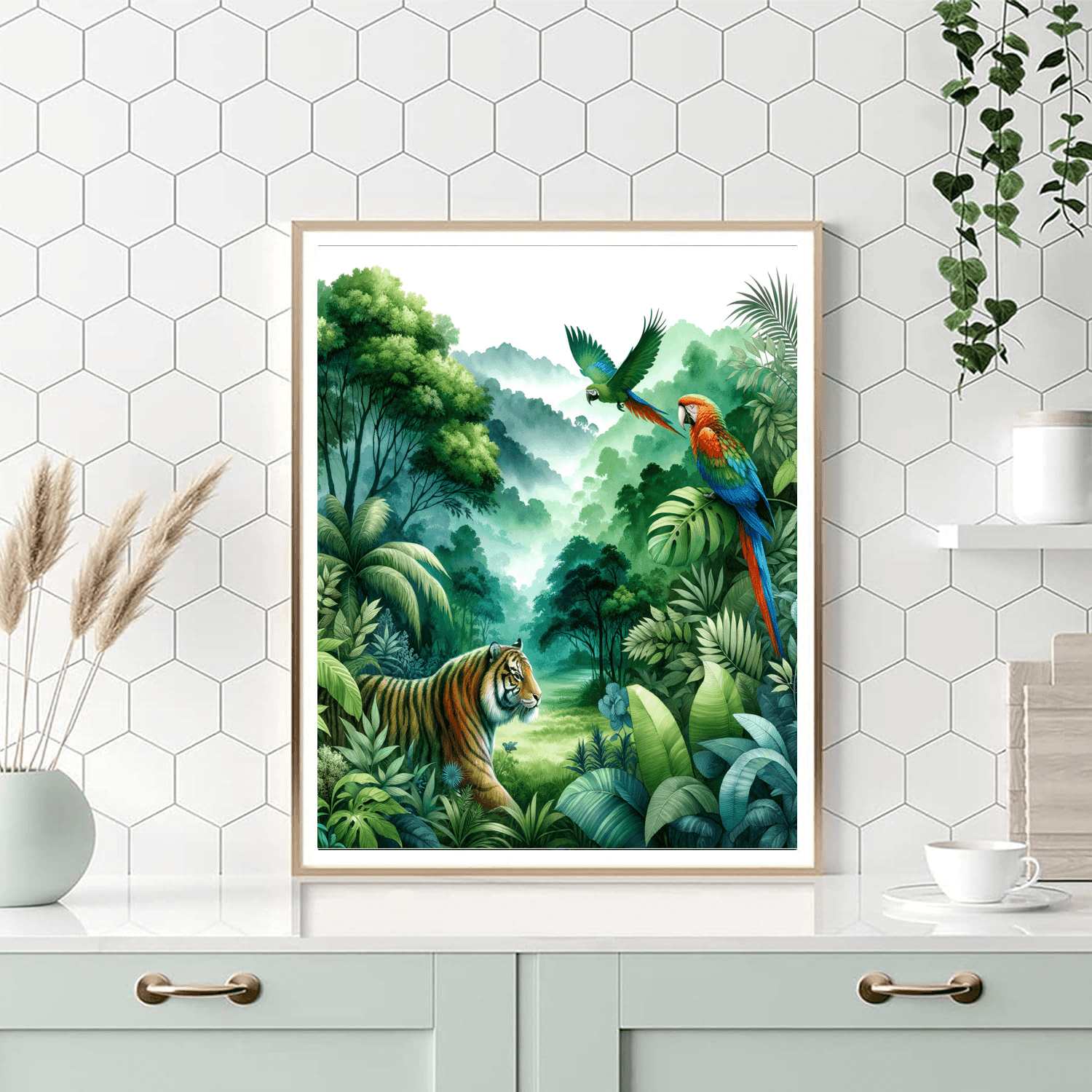 Mystical Jungle Adventure Painting Number Kit