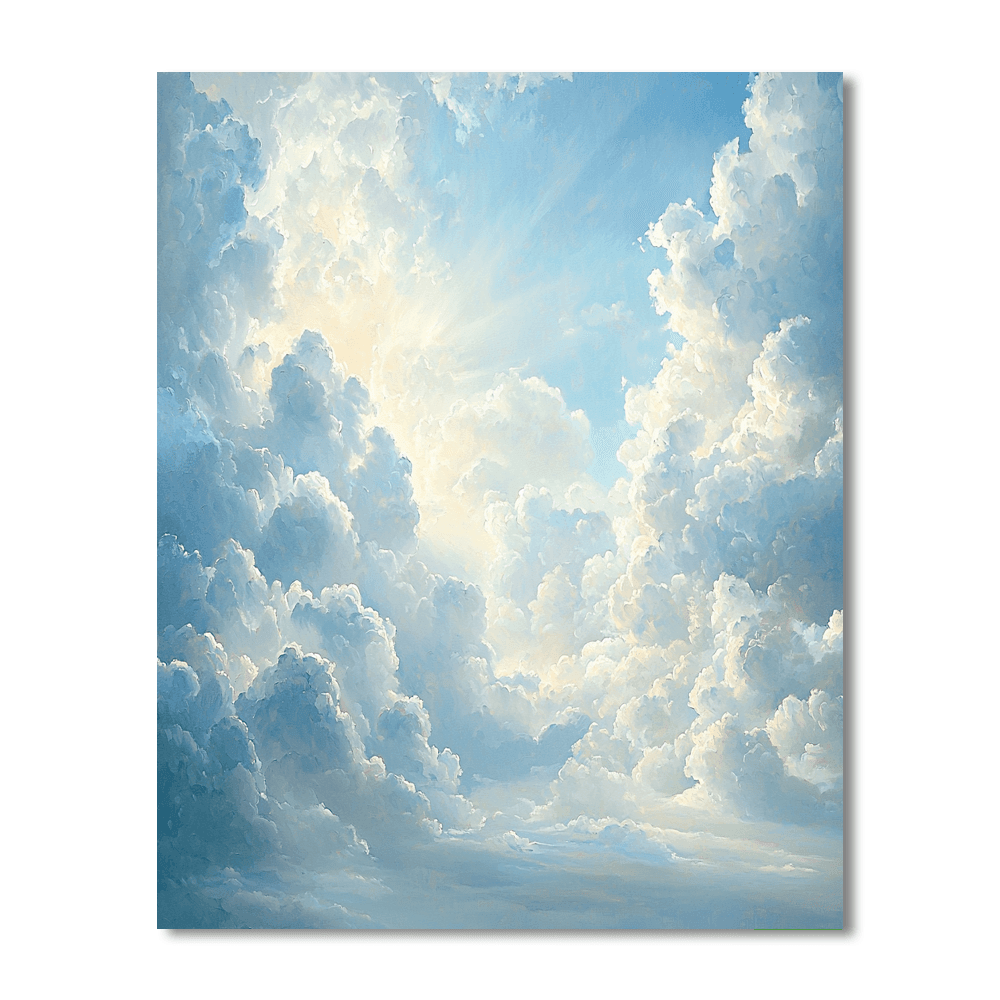 John Constable Inspired Harmonious Skies  Painting By Numbers Kit
