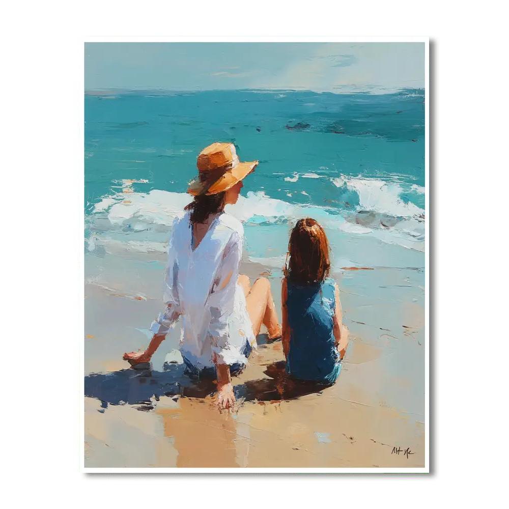 Echoes Of Gentle Waves Painting Number Kit