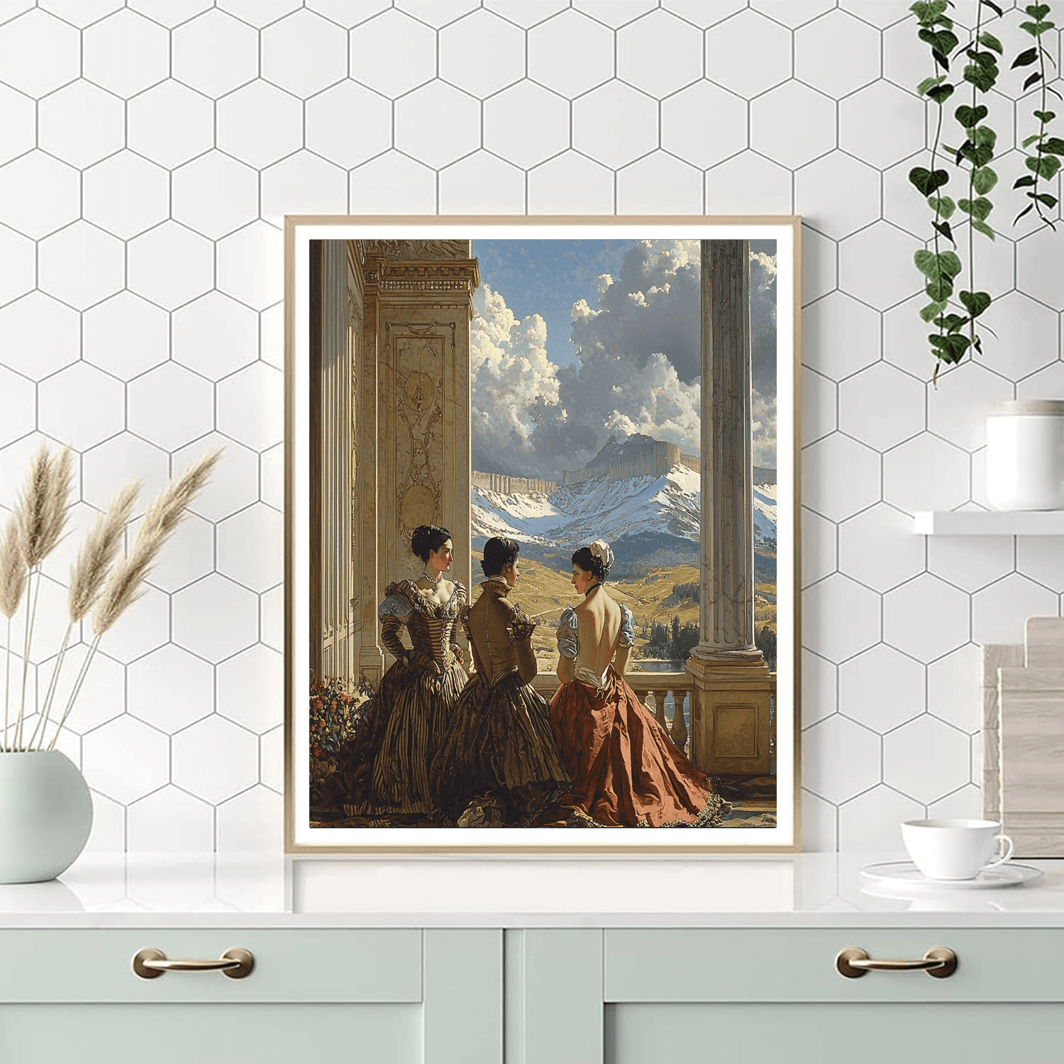 Jean-Auguste-Dominique Ingres Inspired Echoes Of The Past  Paint By Numbers Art