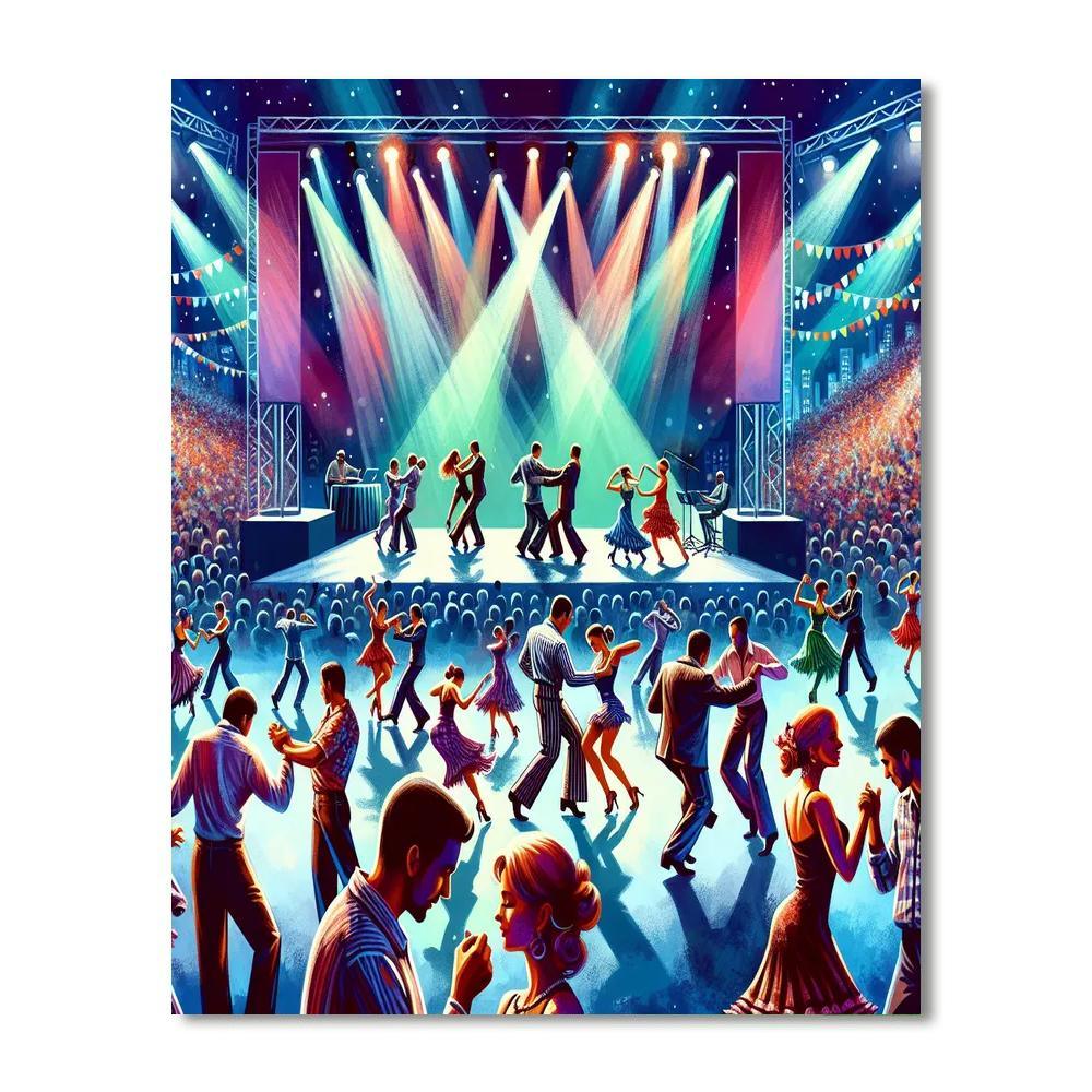 World Salsa Festival Paint By Numbers Art