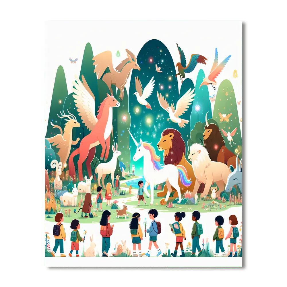 Fantasy Realm Expedition Paint By Numbers