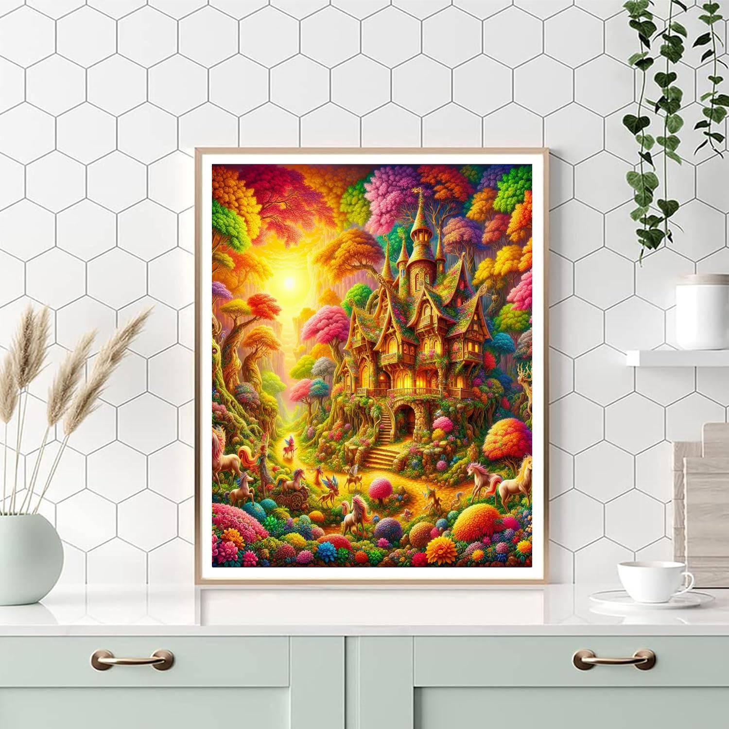 Fairy Tale Cottage Paint By Numbers