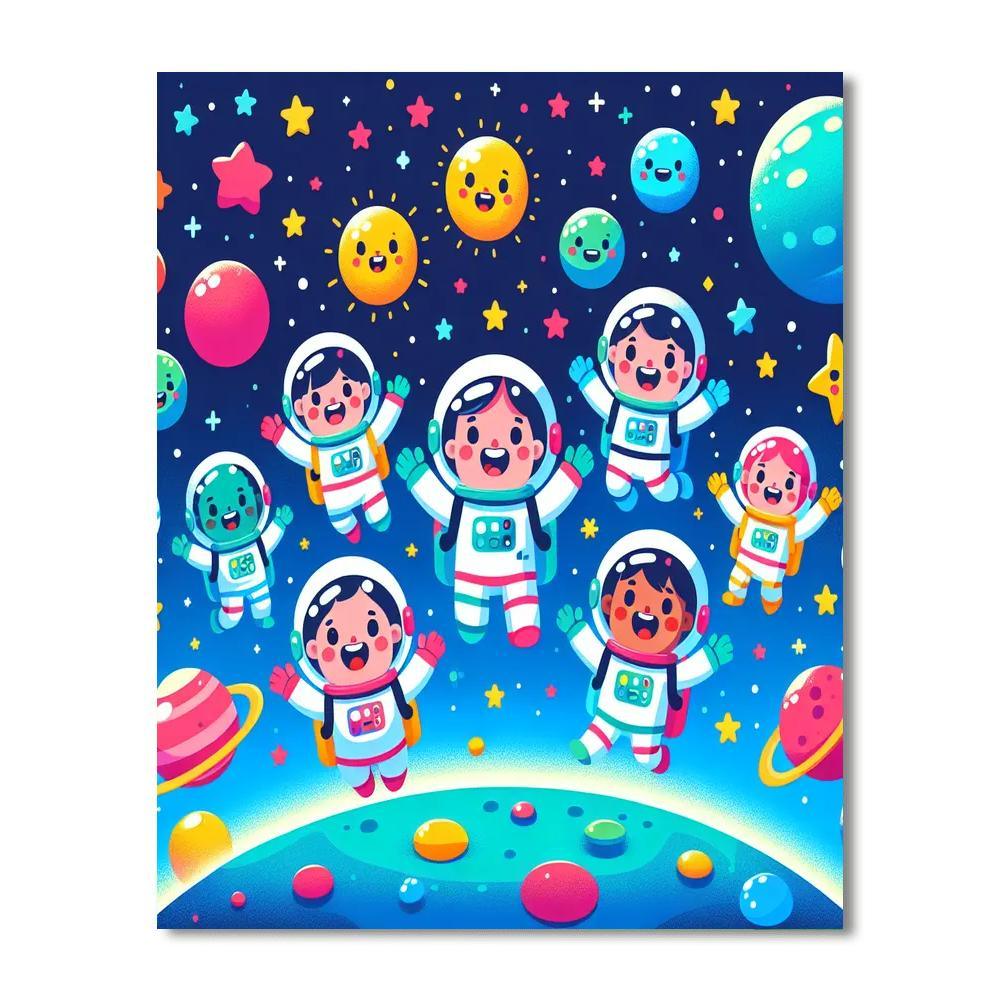 Magical Space Quest Paint By Color