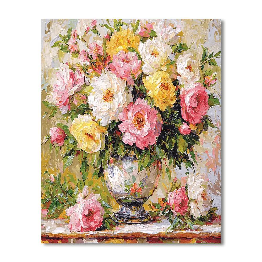 Pierre-Auguste Renoir Inspired Charming Bouquets  Paint By Numbers