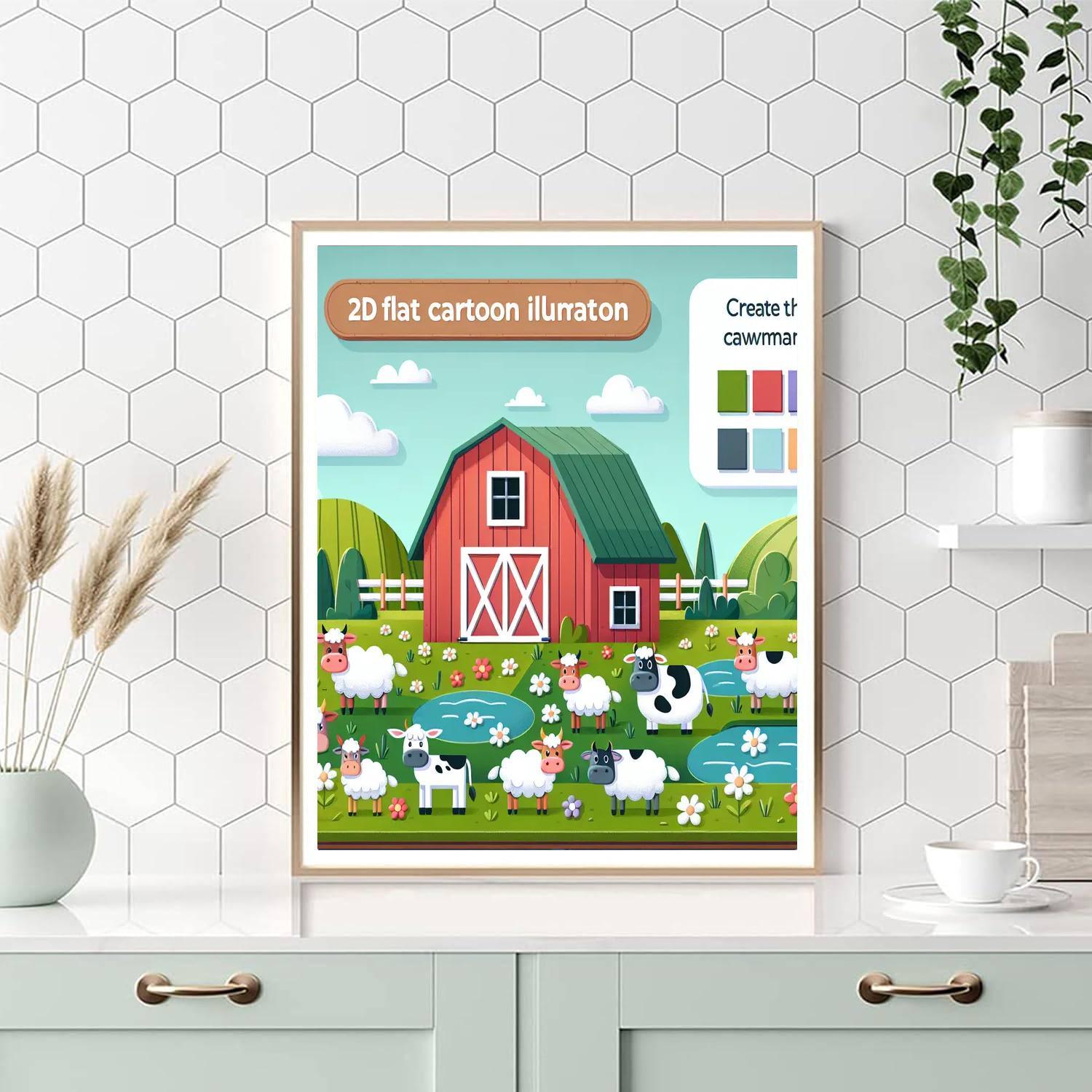 Caring Farm Animal Fun Paint By Numbers Kits
