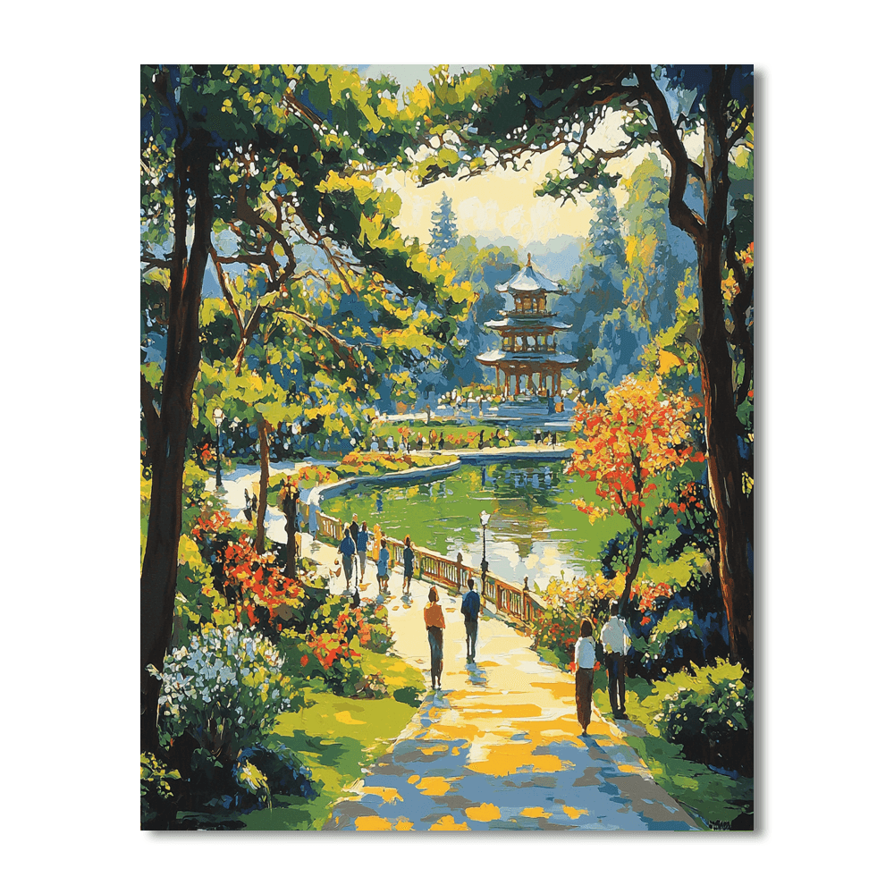 Golden Gate Park Numbered Painting Kits