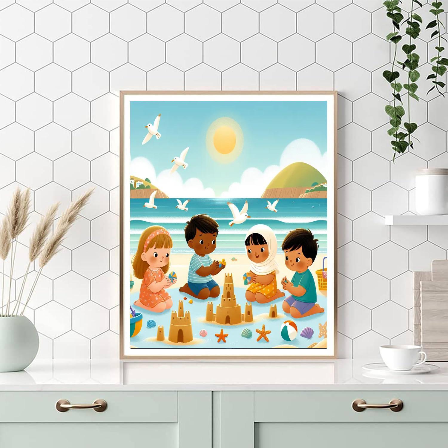 Sunny Ocean Bay Painting By Numbers Kit