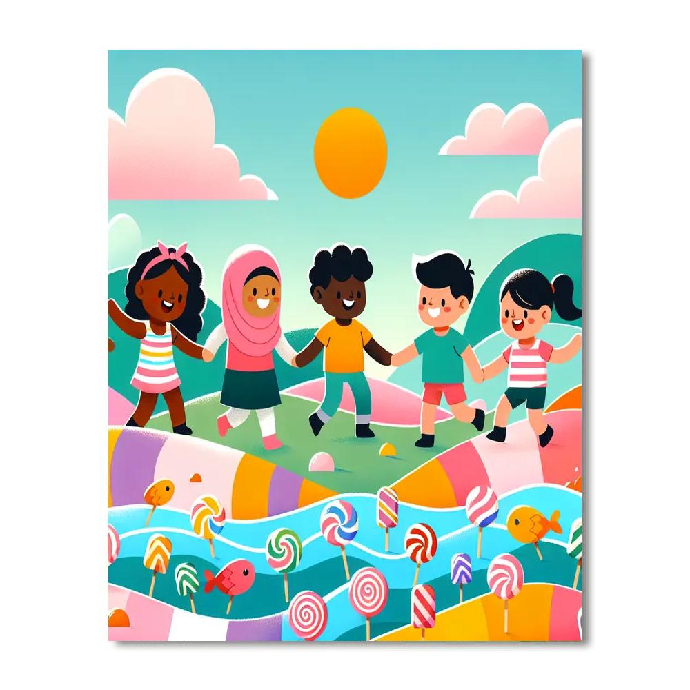 Bubblegum Bay Excursion Number Painting