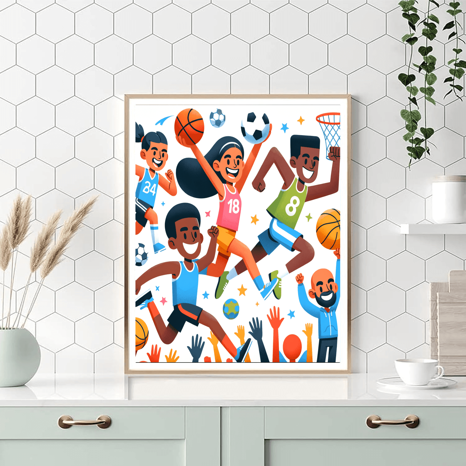 Exciting Sports Adventure Painting By Numbers Kit