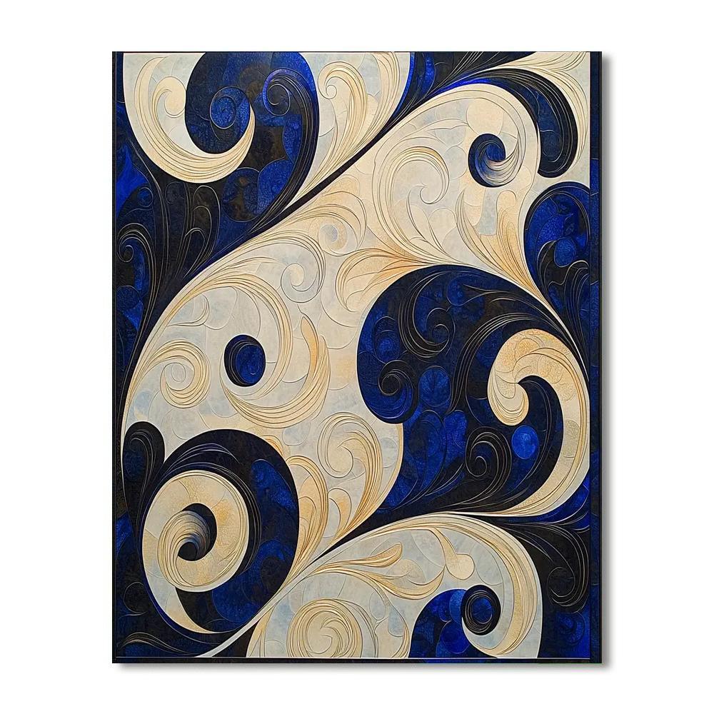 Alphonse Mucha Inspired Mystic Elegance Of Nature  Paint By Numbers