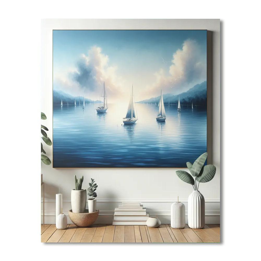 Sailing Away To Paradise Paint By Numbers Art