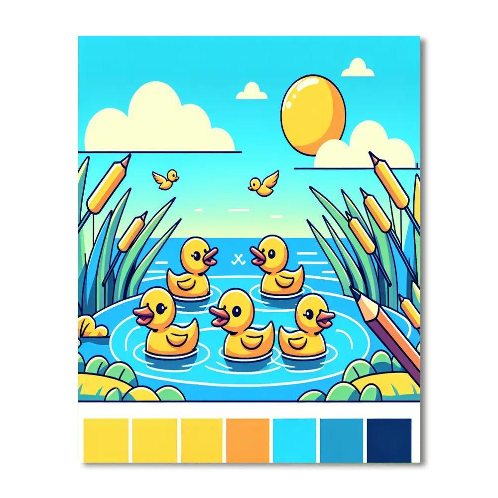 Dandy Ducks Numbered Painting Kits