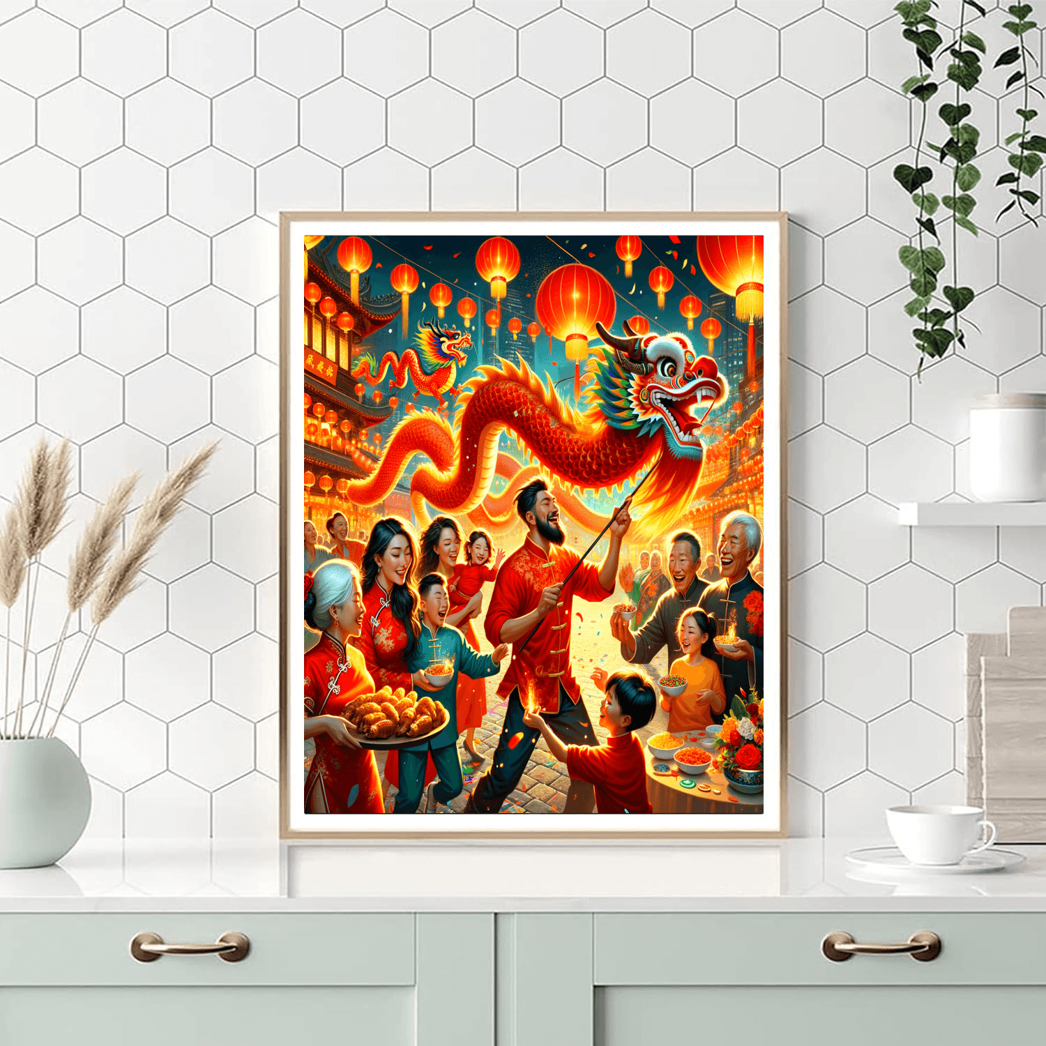 Chinese New Year DIY Paint By Numbers