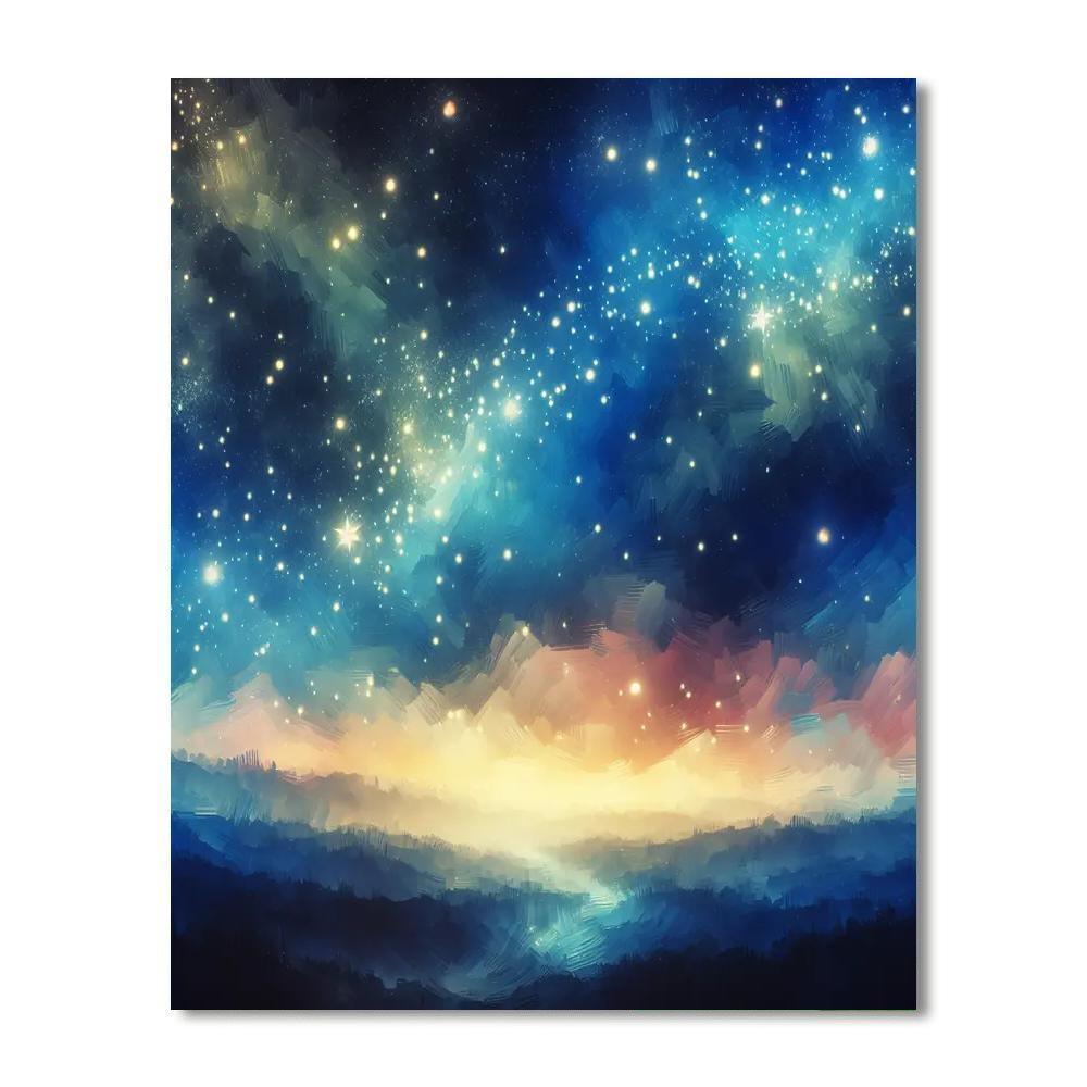 Celestial Festival Of Lights DIY Paint By Numbers