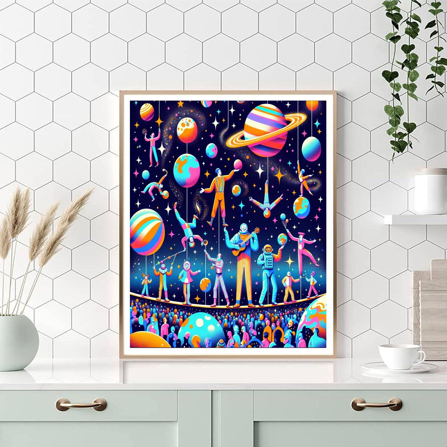 Circus Of The Stars DIY Paint By Numbers