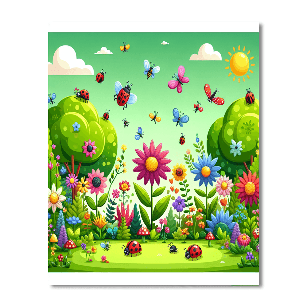 Magic In The Garden Paint By Number