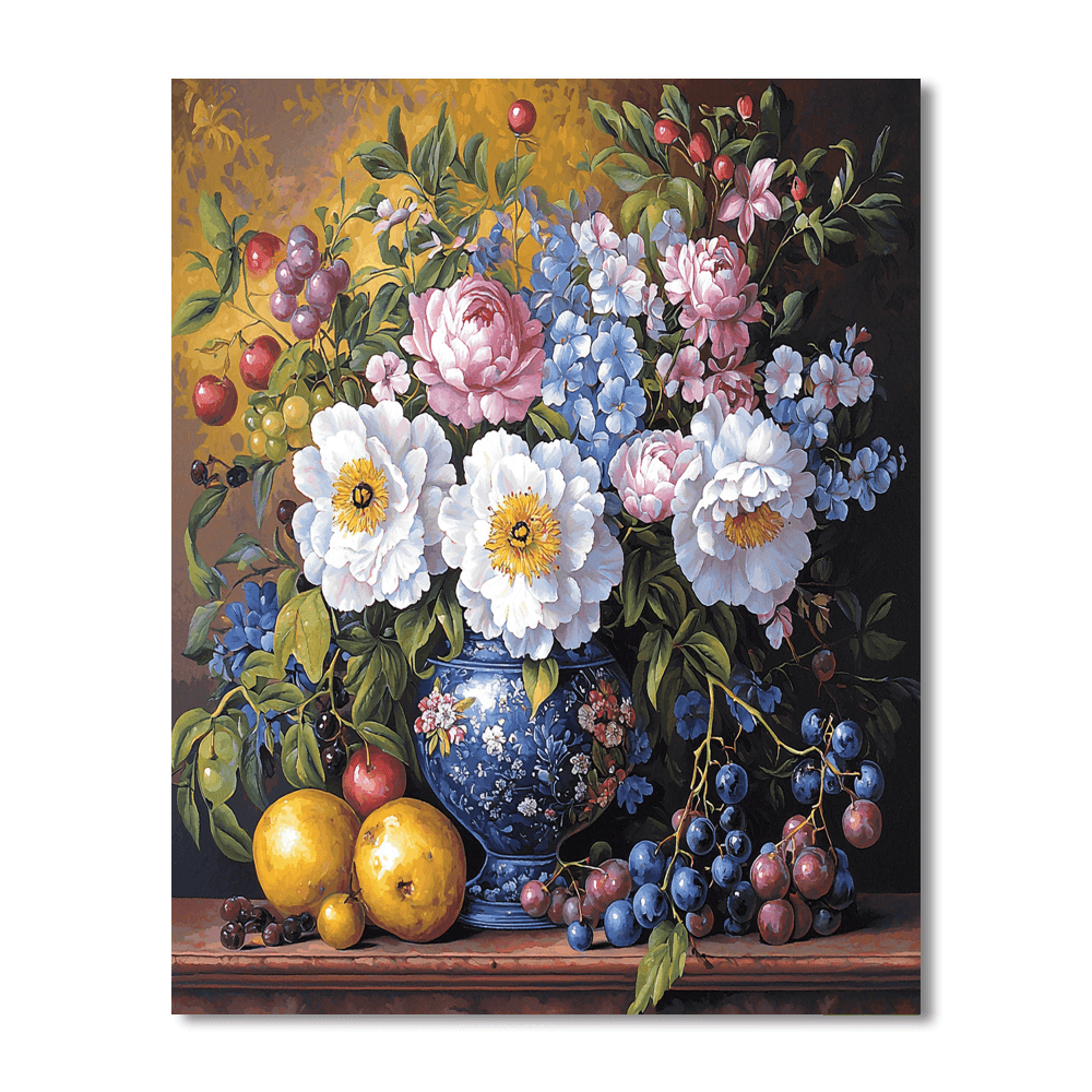 Vermeer Inspired Elegant Reflections  DIY Paint By Numbers