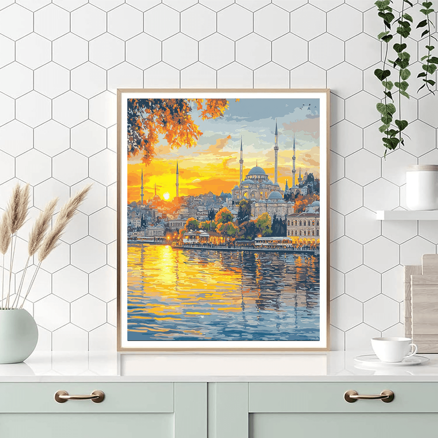 Bosphorus Strait Cruise - Turkey Numbered Painting Kits