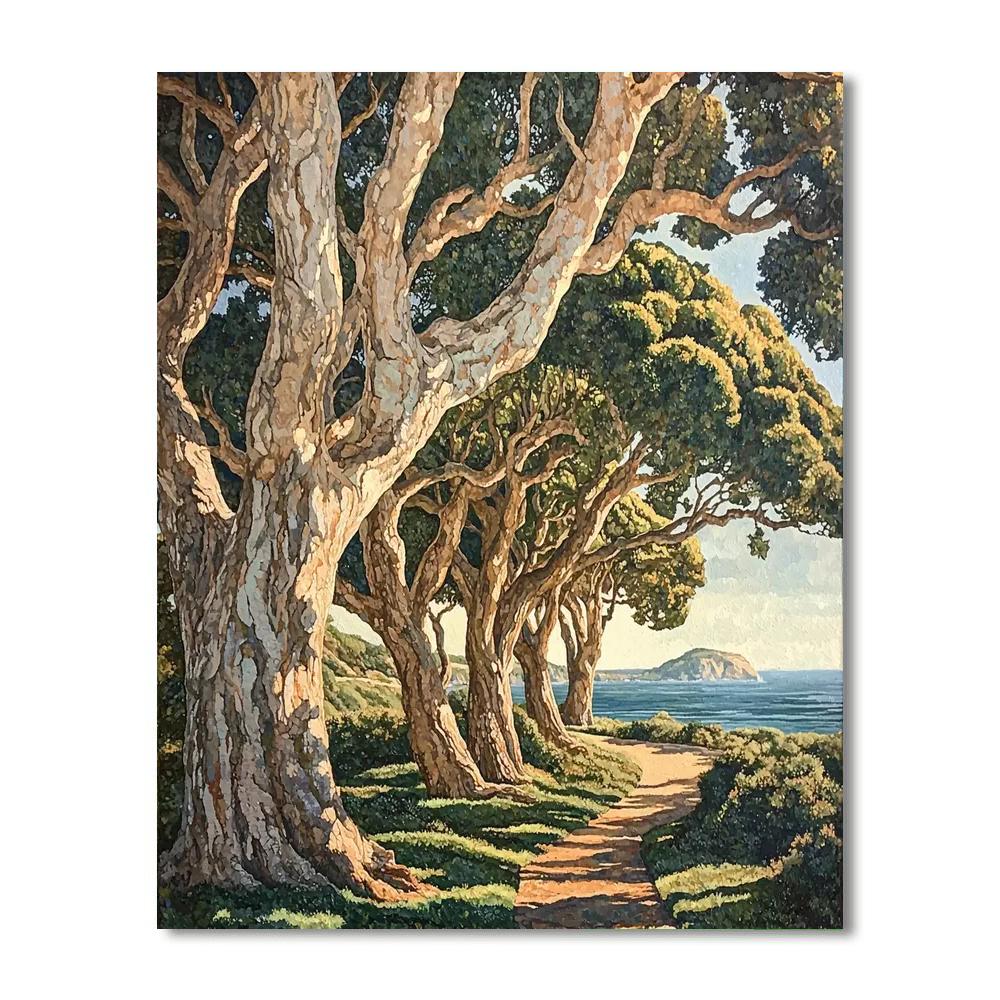 Michelangelo Inspired Timeless Grove  Paint By Number