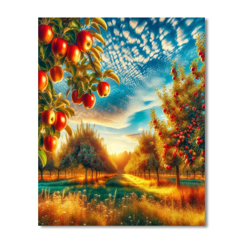 Charming Orchard Afternoon Paint By Numbers Kits