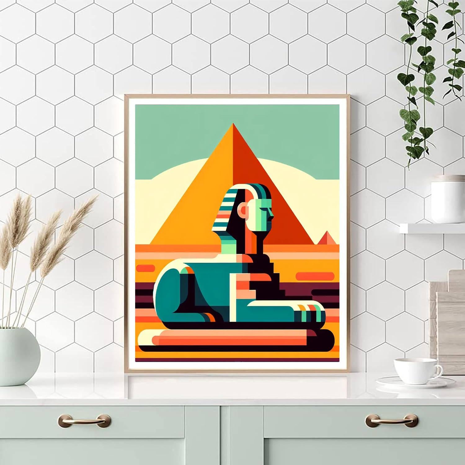 Mystery Of The Sphinx Number Painting