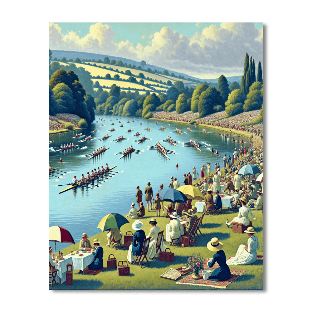 Henley Royal Regatta - Uk Numbered Painting Kits