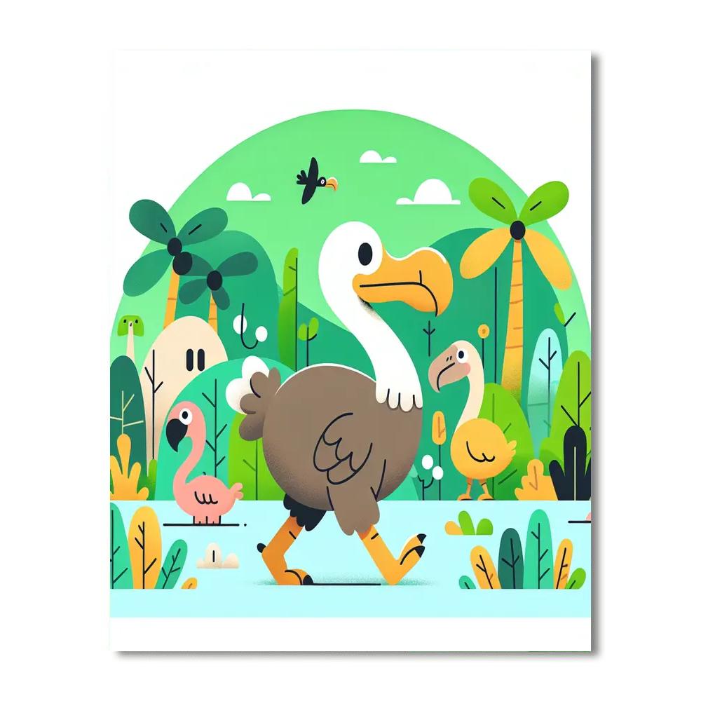 Dreamy Dodos Numbered Painting Kits