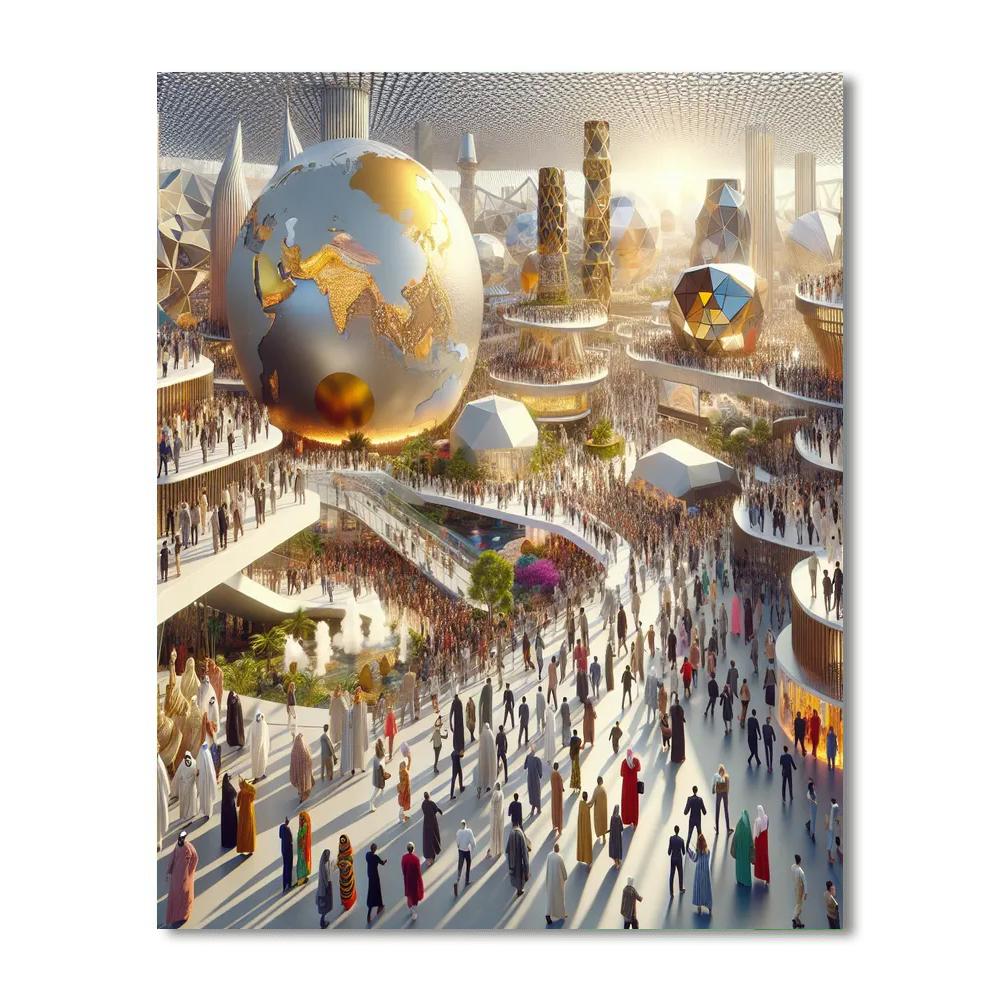 World Expo - Japan DIY Paint By Numbers