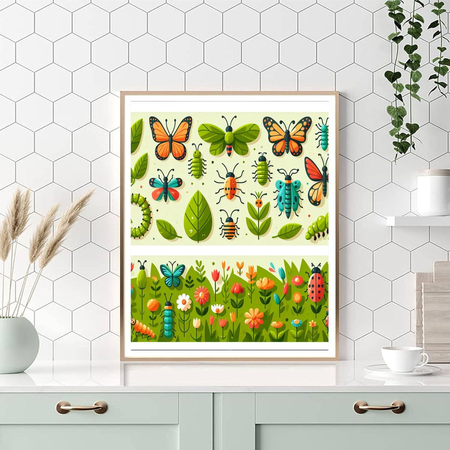 Backyard Bug Safari Paint By Color