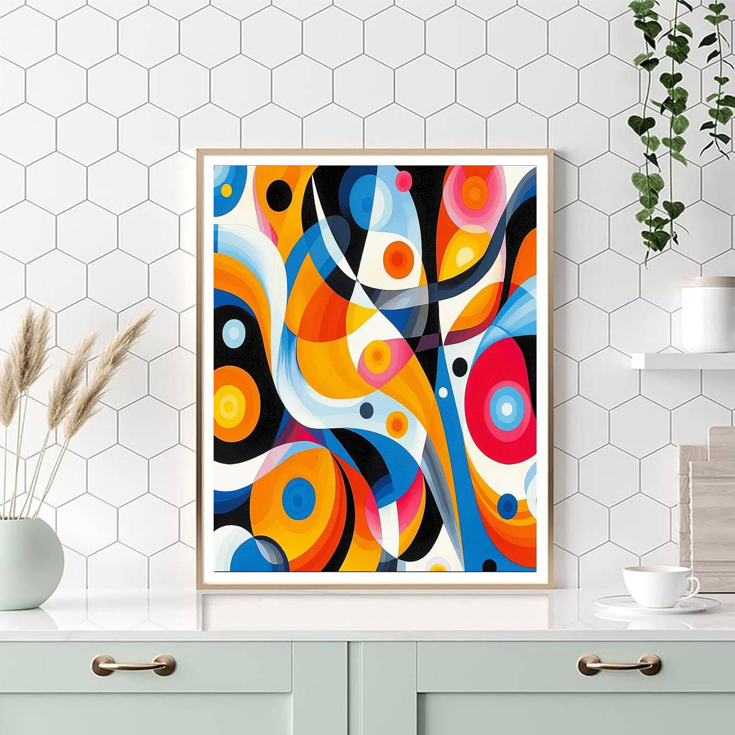 Joan Miró Inspired Rhythms Of Color  Numbered Painting Kits