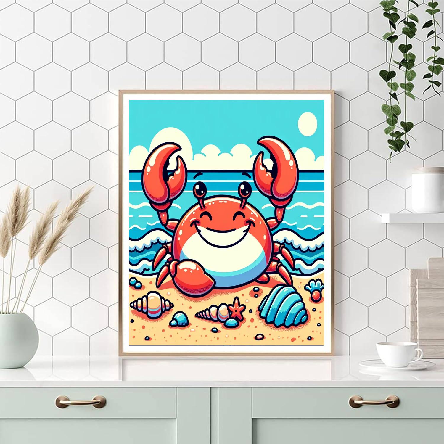 Joyful Crab Numbered Painting Kits