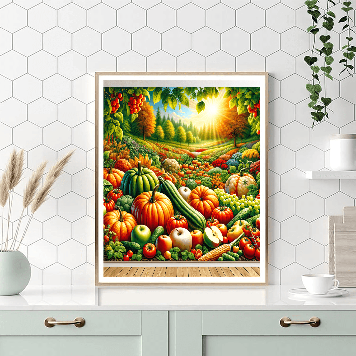 Joyful Summer Harvest Paint By Number