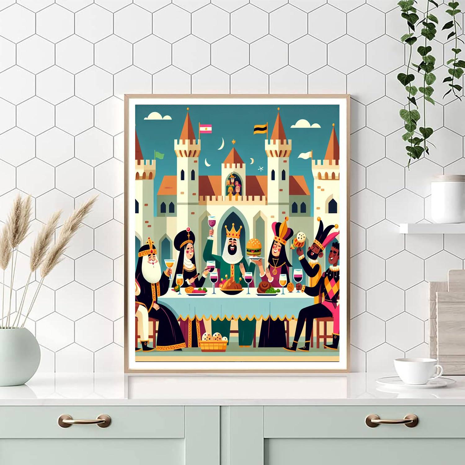 Medieval Kingdom Feast Paint By Number