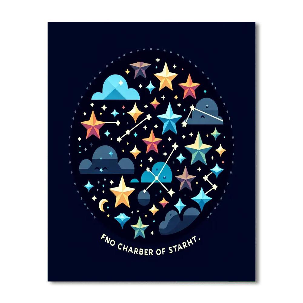 Colorful Constellations Paint By Numbers Kits