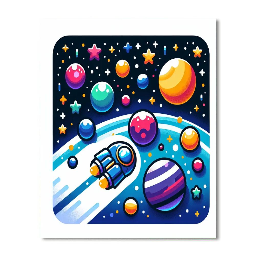 Adventure Galaxy Painting Number Kit