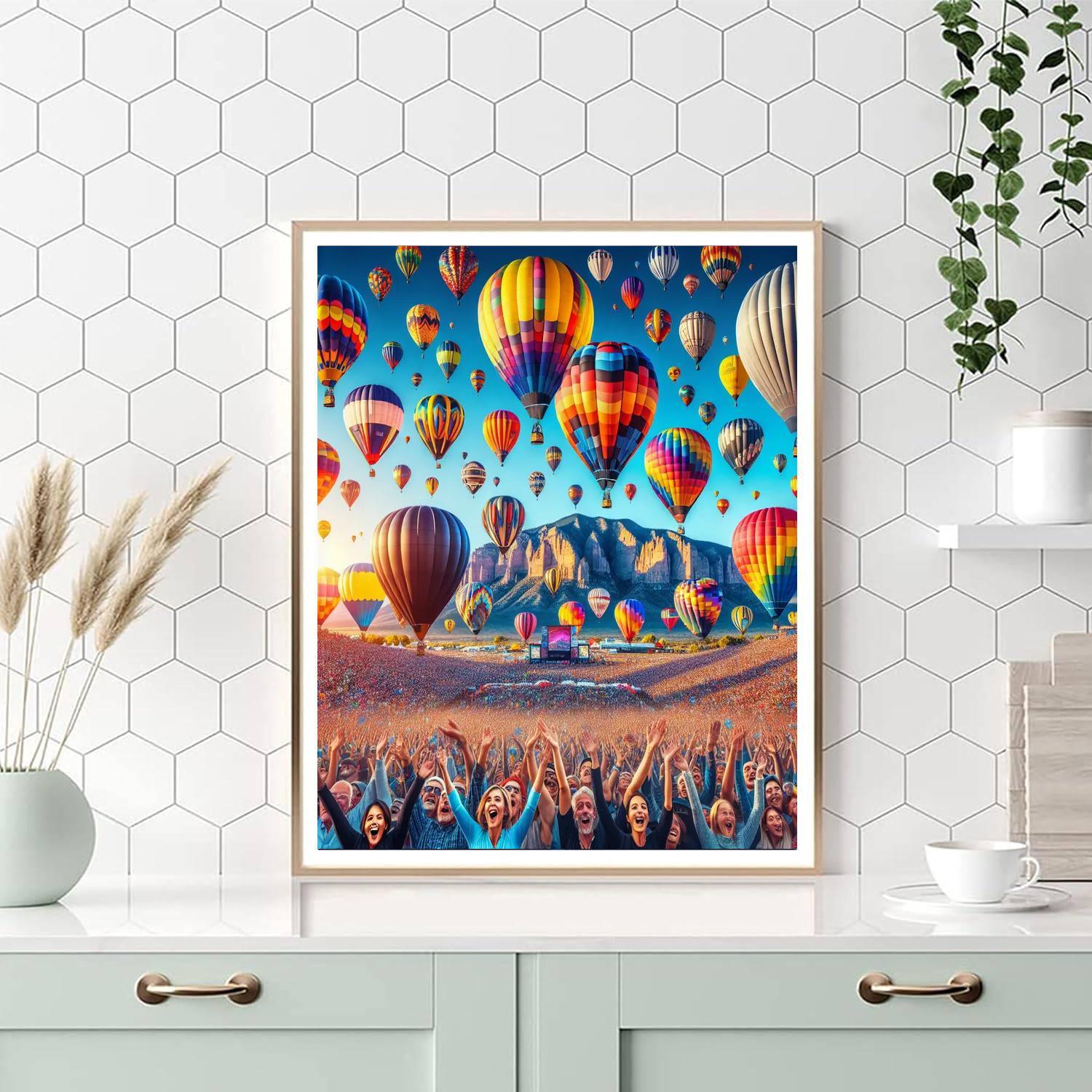 The International Balloon Fiesta - Albuquerque, New Mexico, Usa Numbered Painting Kits