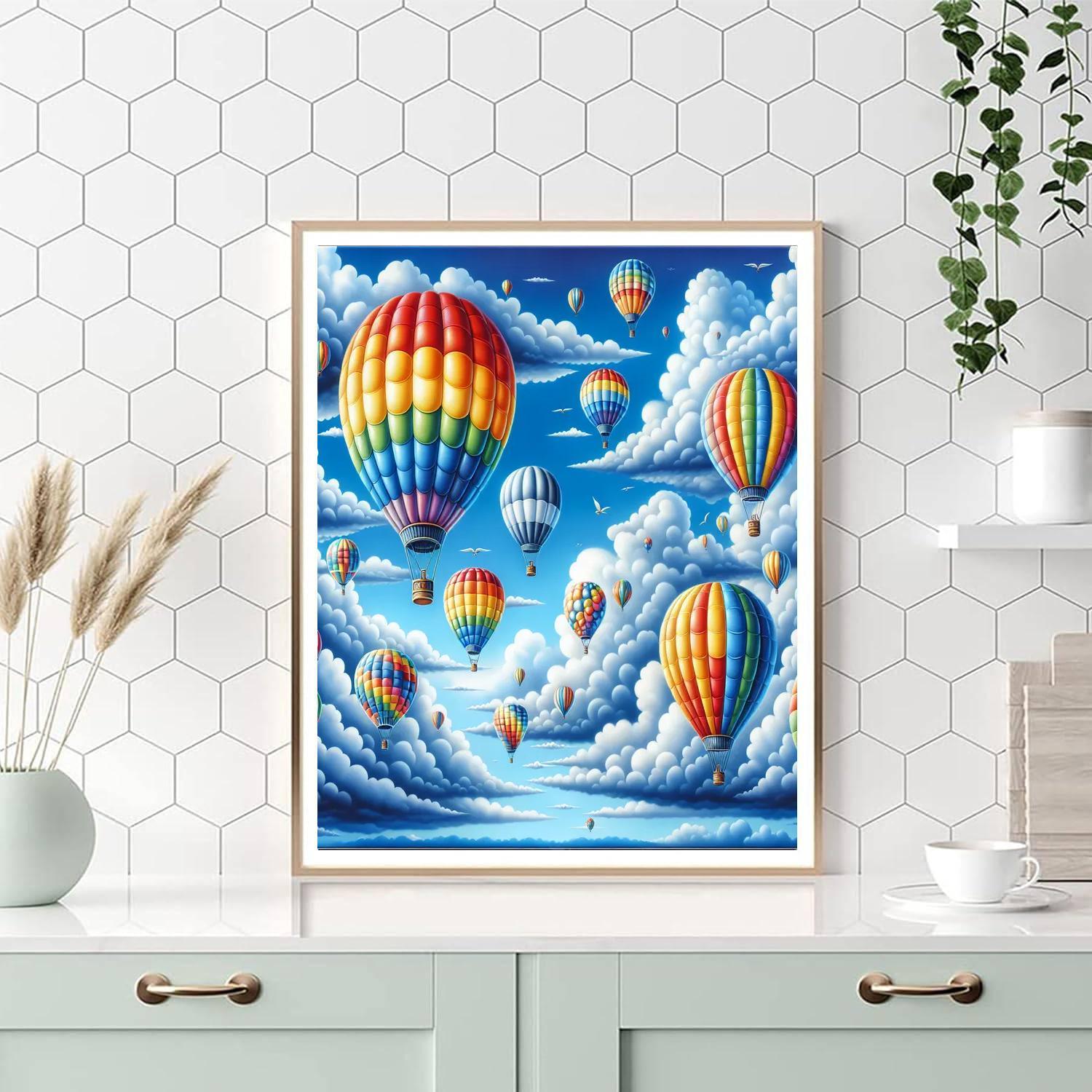 Whimsical Hot Air Adventures Paint By Numbers Kits