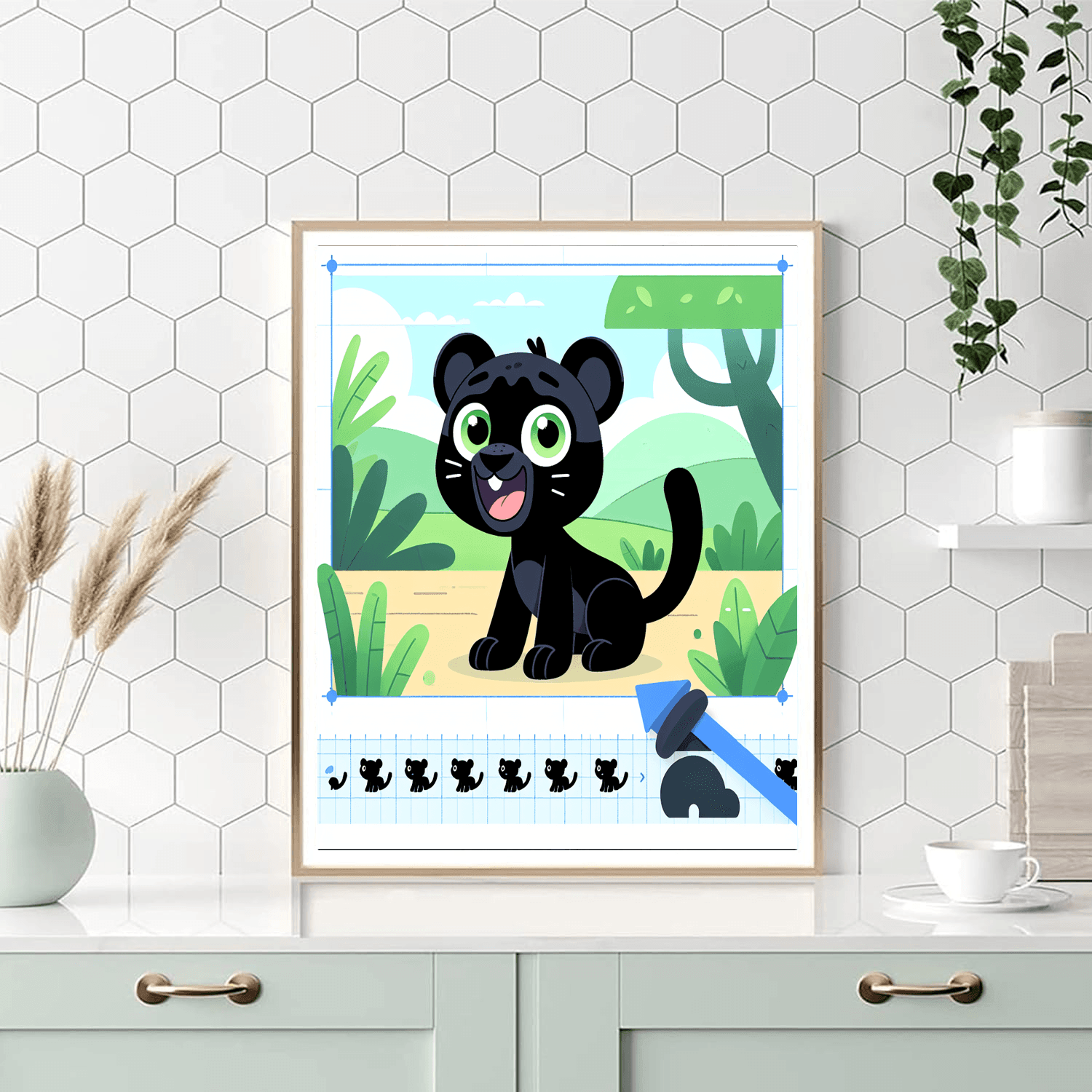 Prowling Panther Paint By Numbers Kits