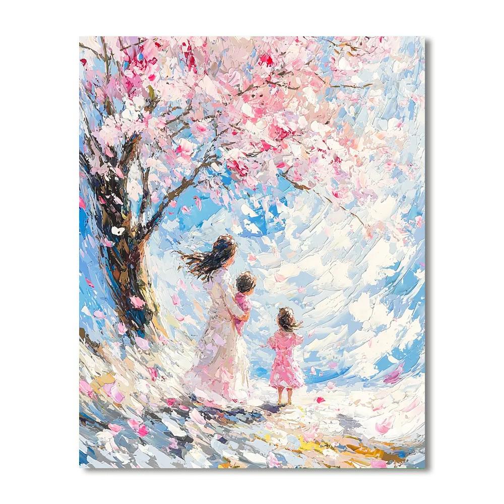 Blossoms Of Happiness Paint By Number