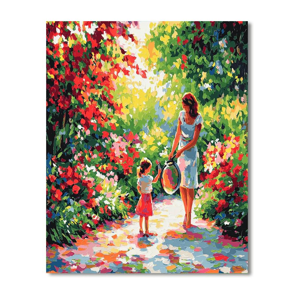 Together In The Garden Number Painting