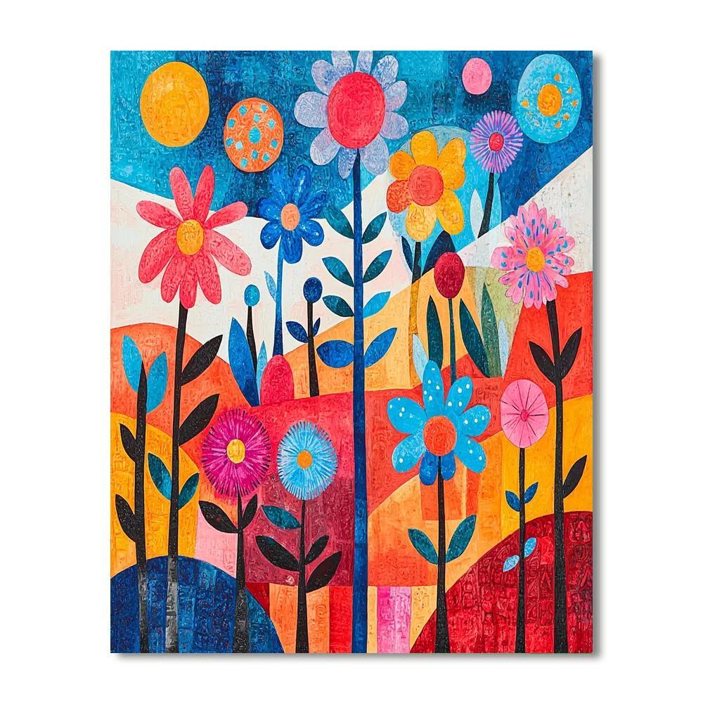 Paul Klee Inspired Bright Futures  Paint By Numbers Kits