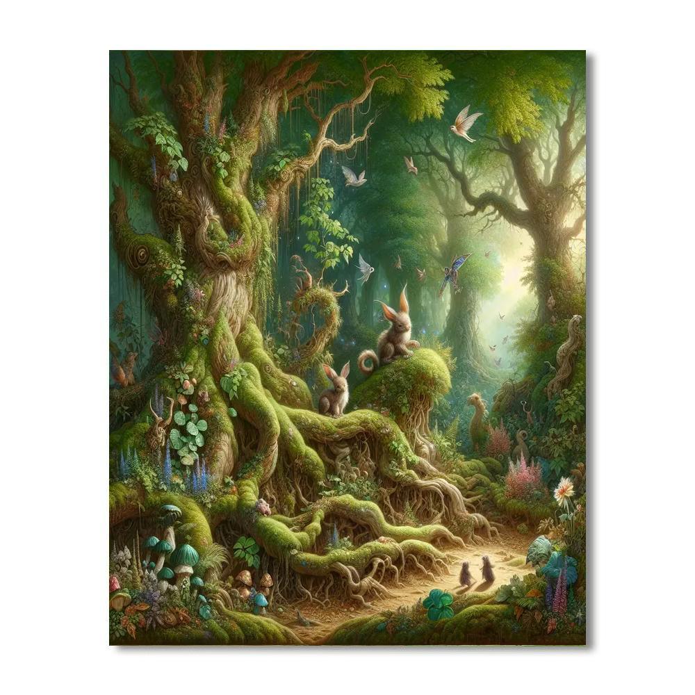Woodland Enchantment Paint By Number