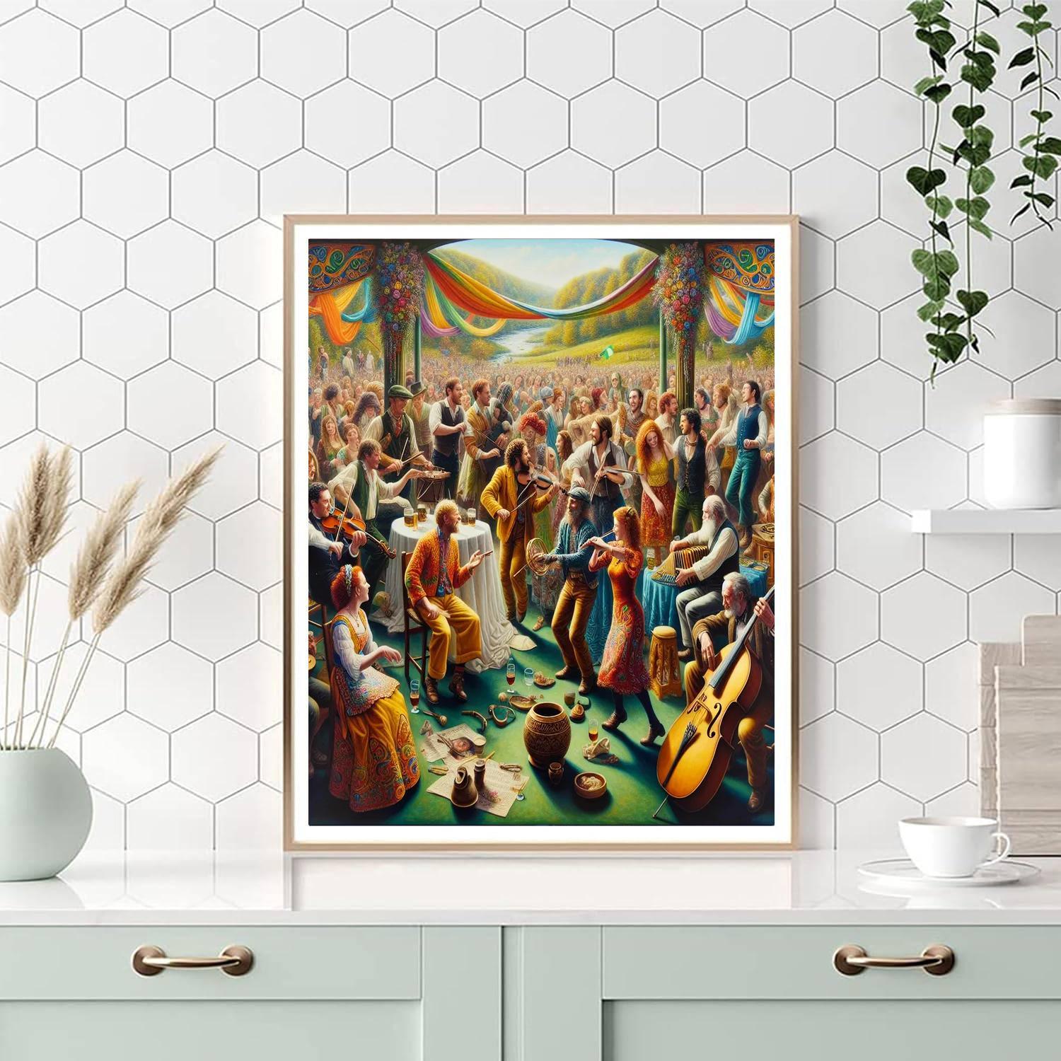 Celtic Festival - Ireland Paint By Numbers Art