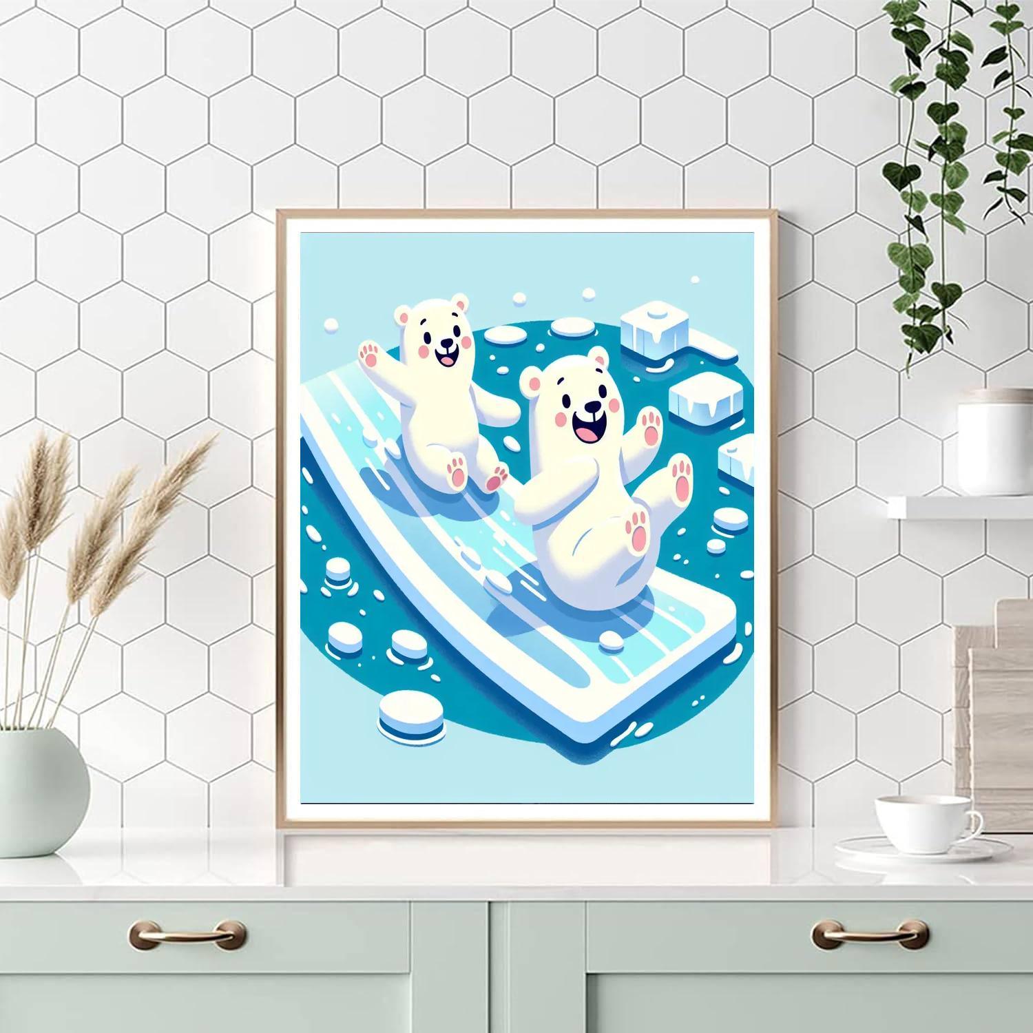 Polar Bear Palooza Numbered Painting Kits